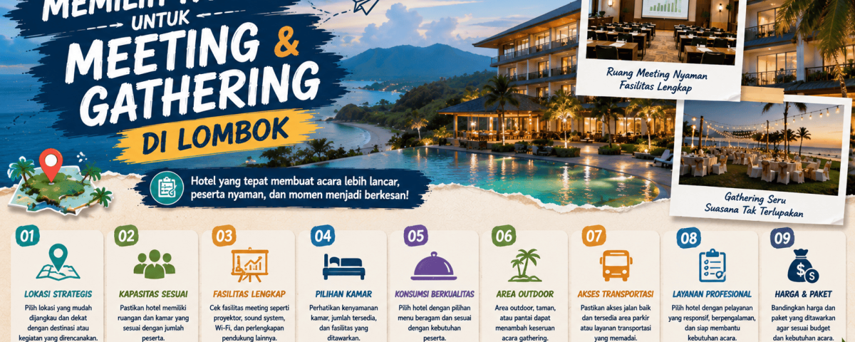 Tips Memilih Hotel untuk Meeting dan Gathering di Lombok